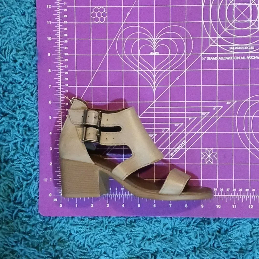 Alma Milano zip back ankle wrap sandals 38/7